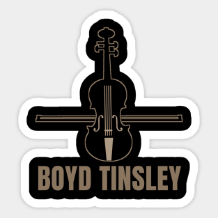 Violin Boyd Sticker